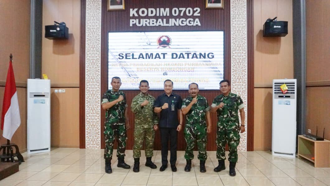 Kodim 0702-Purbalingga Terima Kunjungan Ketua Pengadilan Negeri Purbalingga