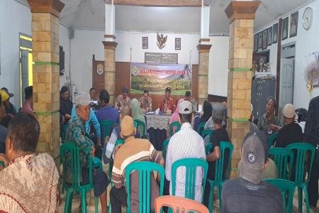 Lelang Sawah Bondo Desa Nolokerto Kend