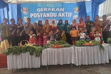 Gebyar posyandu aktif di kunjang dinkes kediri dorong warga rutin manf