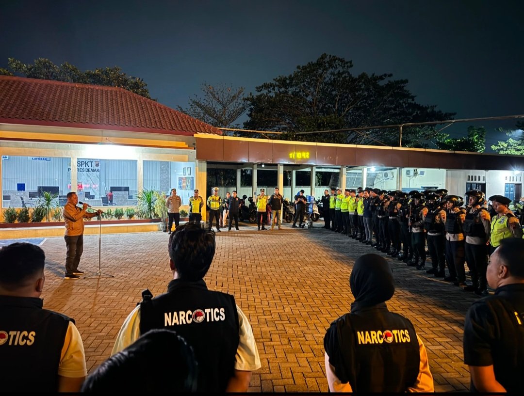 Polres Demak Gelar Tes Urine Mendadak di Tempat Hiburan Malam