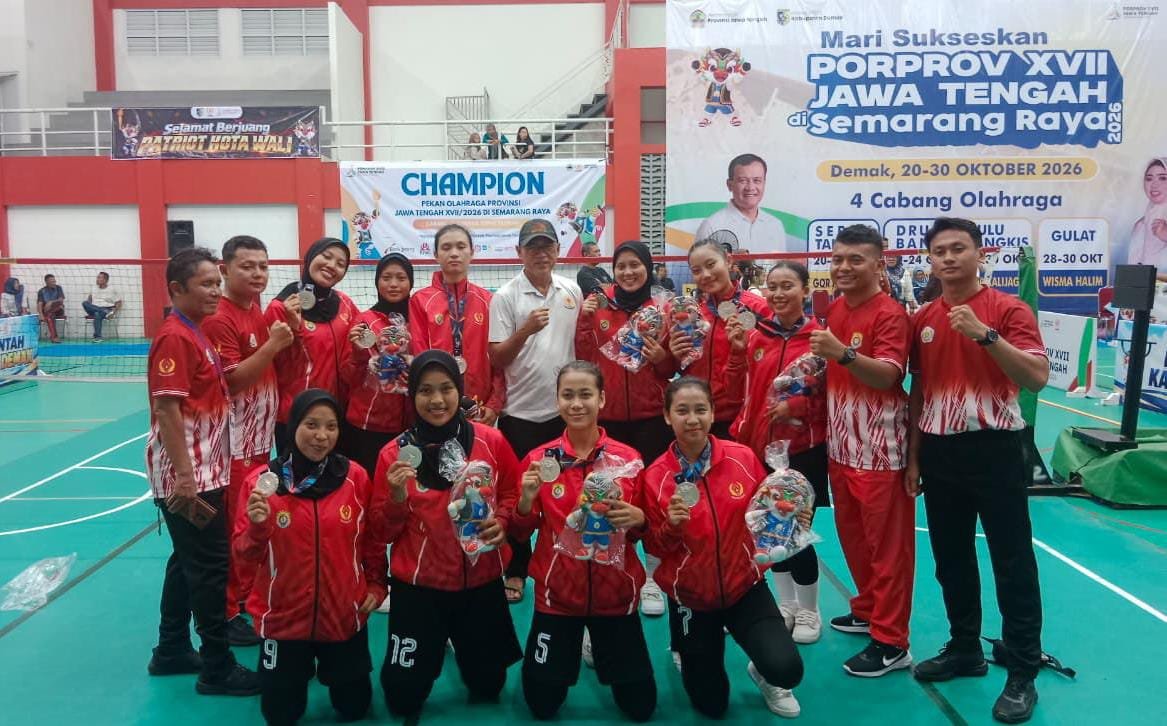 Sepaktakraw Kendal Sumbang Dua Medali Perak Porprov Jateng 2026, Ini Daftar Atletnya