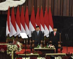 Presiden Jokowi Sampaikan Ucapan Terimakasih Atas Pelantikan Yang Berj