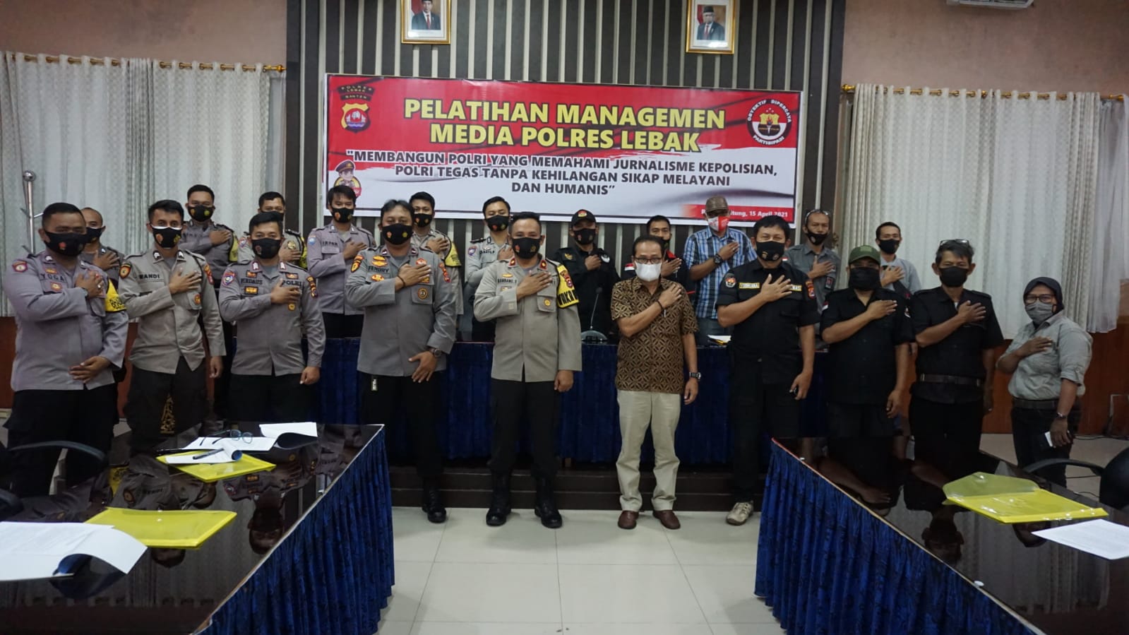 Gelar Pelatihan, Ciptakan Pengawal Jurnalisme Kepolisian Di Lebak