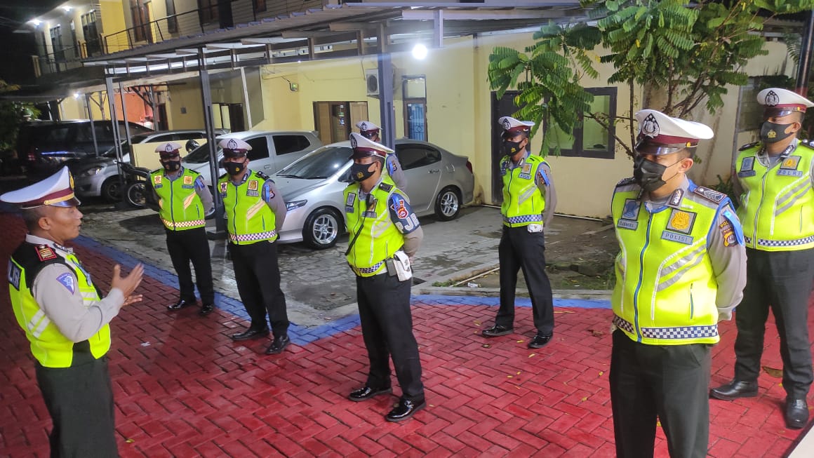Imbau Larangan Mudik, Ditlantas Polda Banten Gelar Patroli