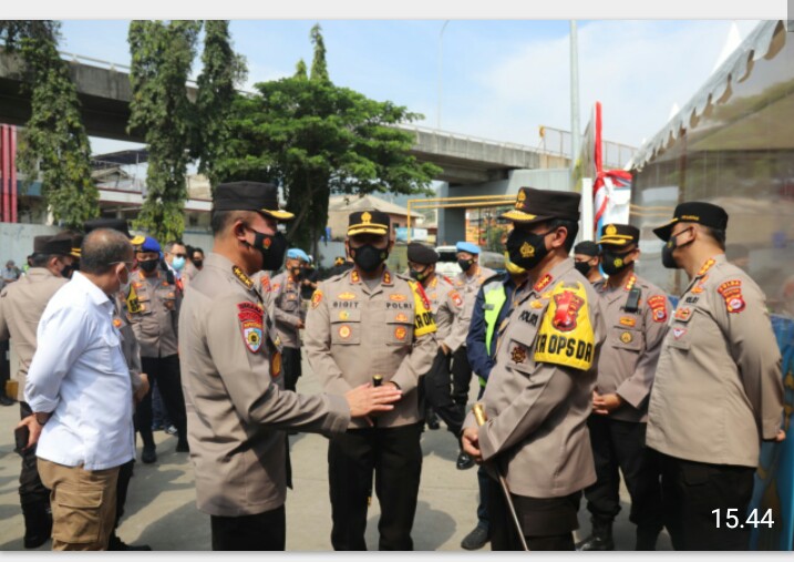 Pastikan Layanan Keamanan Di Banten, Irwasum Polri Kunjungi Pos Pam Me