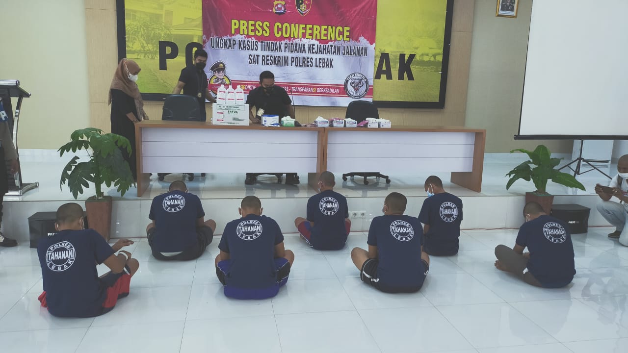Polres Lebak Ungkap Kasus Pencurian Alat Kesehatan Di Rsud Adjidarmo R