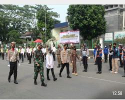 Polres Lebak melaksanakan Apel Gelar Pasukan Ops Ketupat Maung 2021