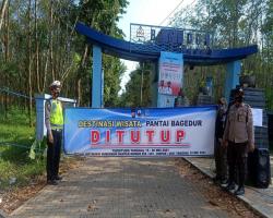 Instruksi Gubernur dan Bupati Lebak Tutup Obyek Wisata Polres Lebak TN