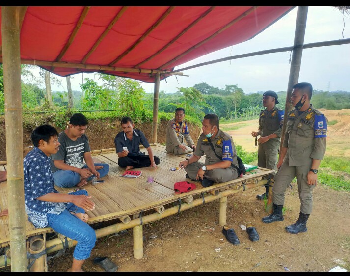 Respon Aduan Ormas Jarum, Pol Pp Lebak Hentikan Aktifitas Galian Tanah