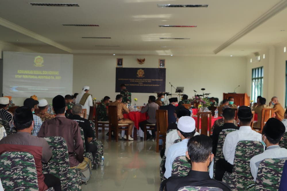 .batalyon Mandala Yudha Gelar Komunikasi Sosial Dengan Komponen Masyar
