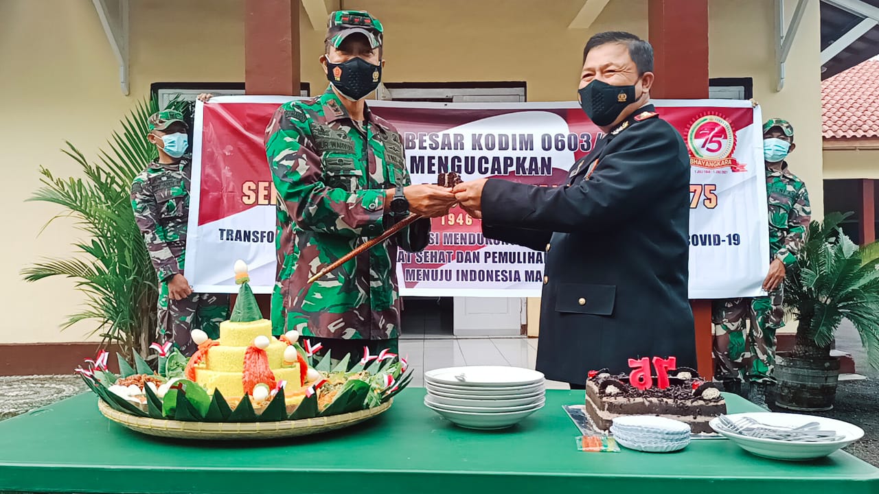Hari Bhayangkara Ke 75, Dandim 0603 Lebak Grebek Rumah Dinas Kapolres