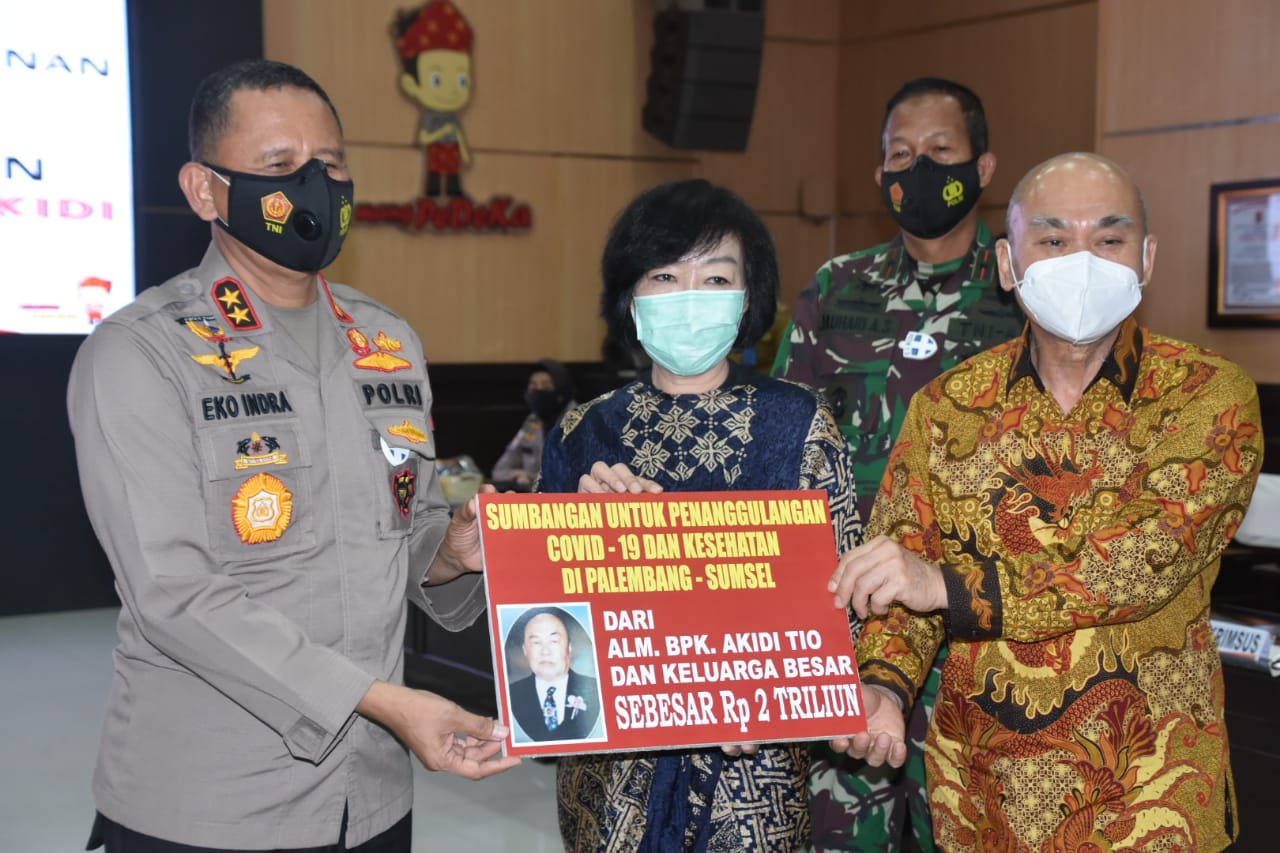 Pengusaha Asal Aceh Beri Hibah 2 Triliun Ke Polda Sumsel Untuk Penanga
