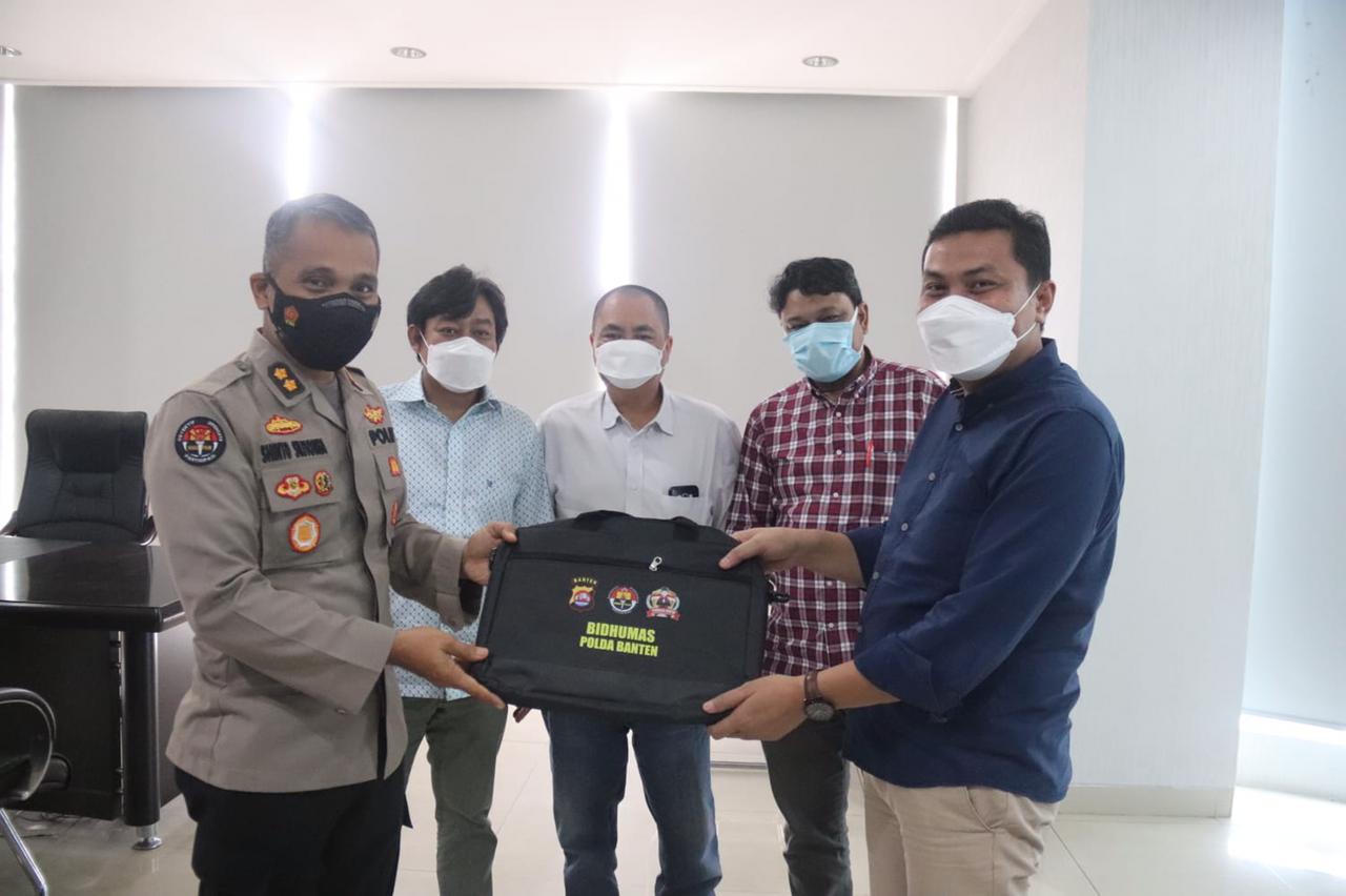 Tingkatan Sinergitas Dengan Media, Kabid Humas Polda Banten Kunjungi K