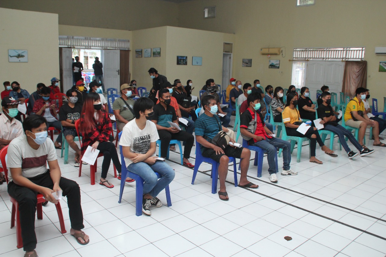Kembali Gencar Serbuan Vaksinasi Di Lanud Sam Ratulangi