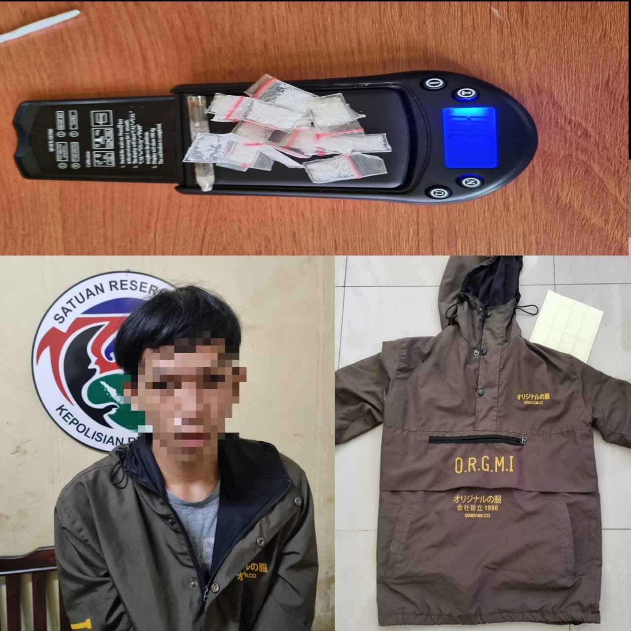 Warga Cipanas Edarkan Shabu Di Tangkap Sat Resnarkoba Polres Lebak Pol