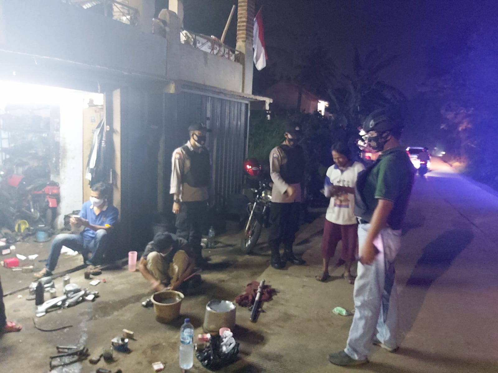Giat Cipta Kondisi Polsek Mancak Polres Cilegon, Laksanakan Patroli Mo