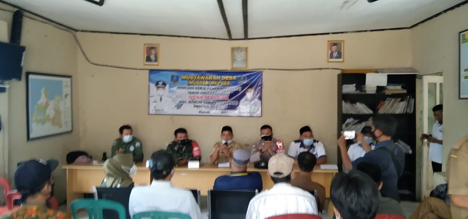 Desa Mancak Bersama Bpd Gelar Musdes Rkpdes Tahun Angaran 2022. Akan L