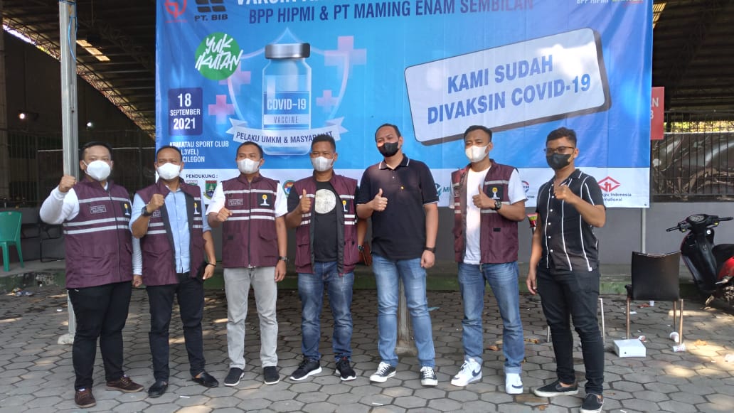 Hipmi Bpc Cilegon Gelar Vaksinasi Herd Kawasan Pt Ks, Untuk Percepatan
