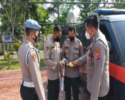 Jelang Pilkades Bag Log dan Si Propam Polres Lebak Polda Banten  Cek K