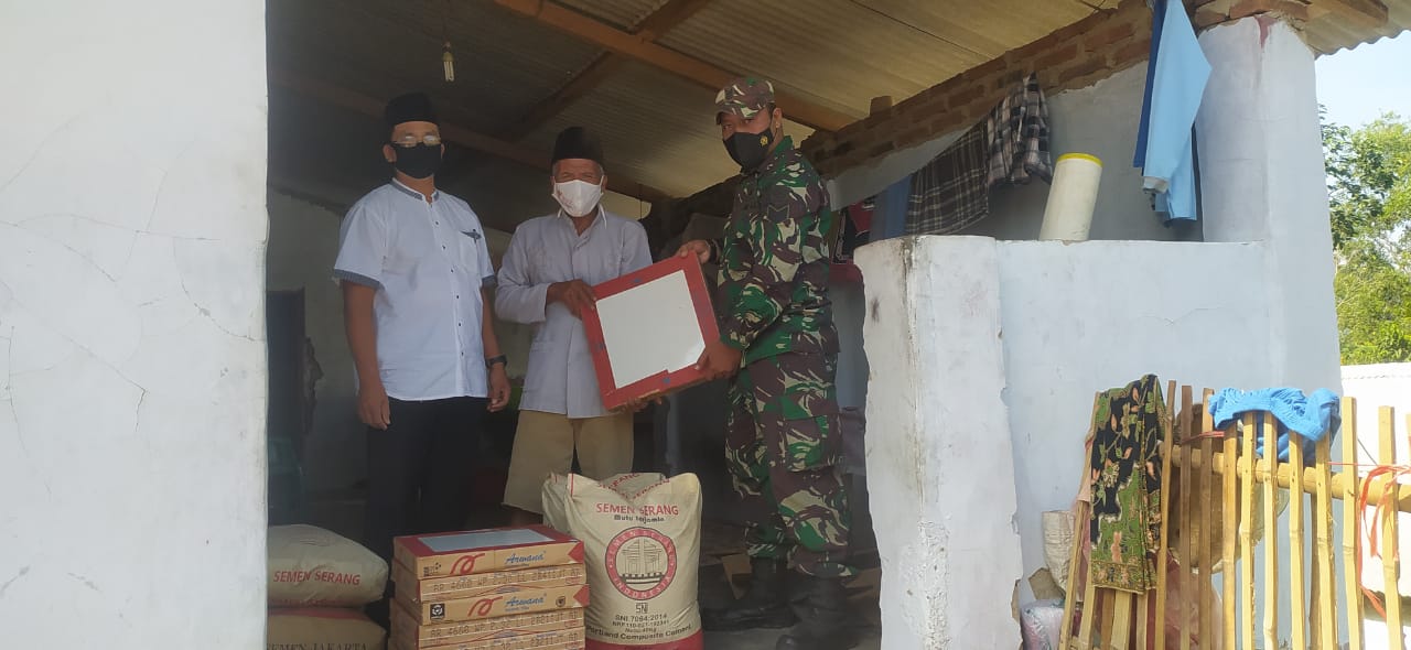 Koramil 2306 mancak Kodim 0623 cilegon, Berikan Bantuan Ke Majelis Pen