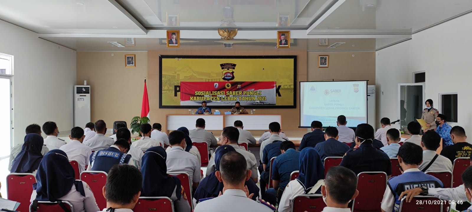 Cegah Pungli Pada Pelayanan Publik, Wakapolres Lebak Bersama Satgas So