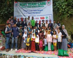Copi Team Care Gelar BaksosDi Curug Cidelan Mukti Untuk Yatim Piatu da
