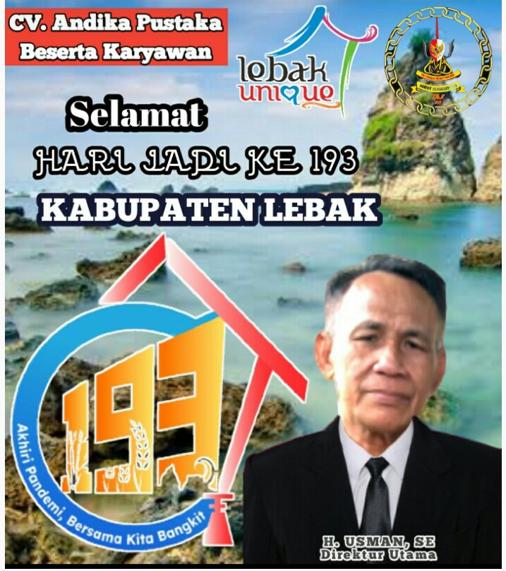 Dirgahayu Ke 193 Kabupaten Lebak Semakin Maju Dan Sejahtera
