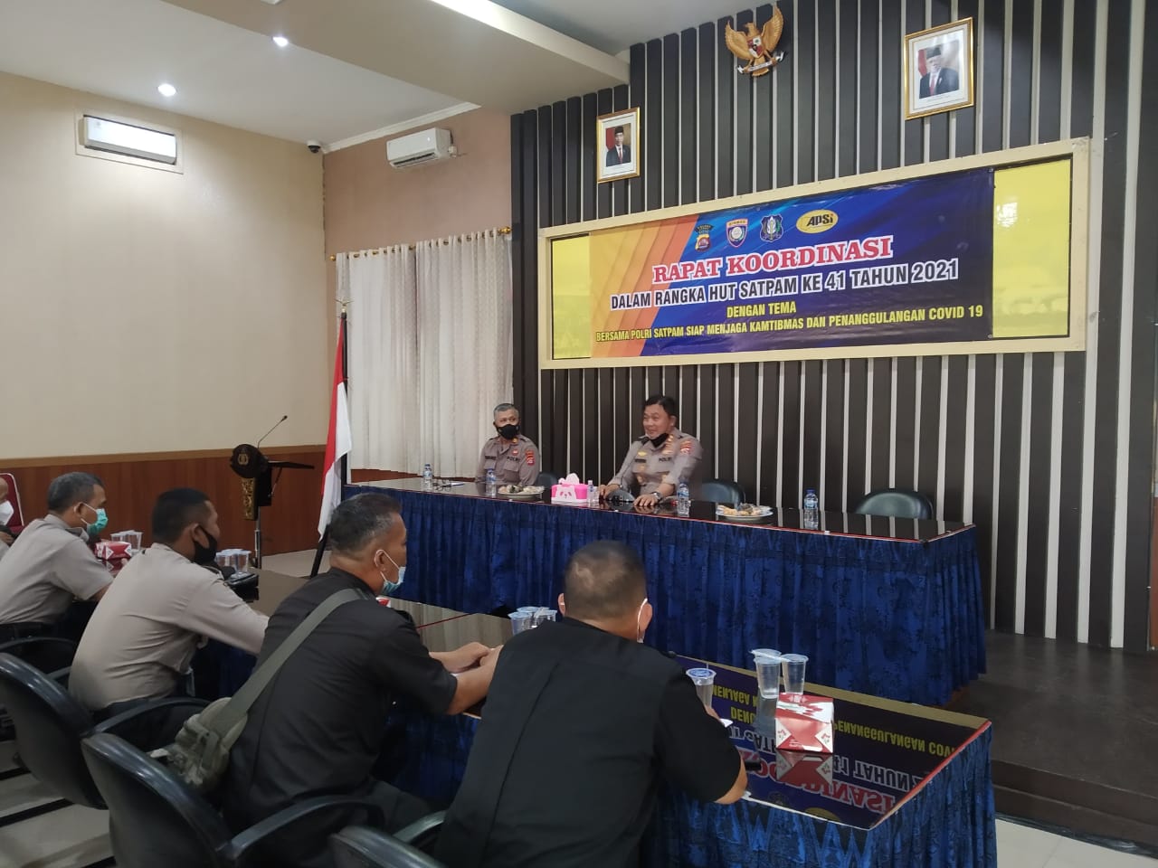 Kapolres Lebak Pimpin Rakor Dalam Rangka Hut Satpam Ke 41 Tahun 2021 D