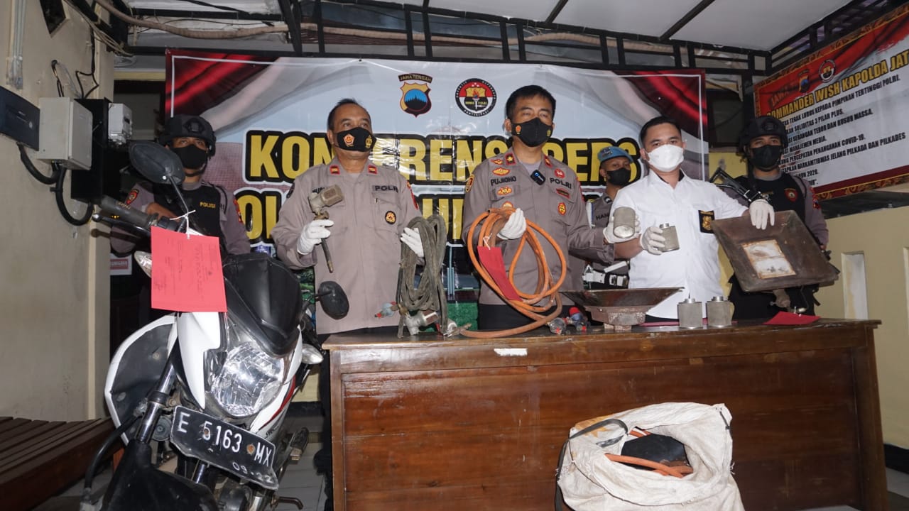 Polres Purbalingga Ungkap Kasus Pencurian Spesialis Alat Pemanas Kanda