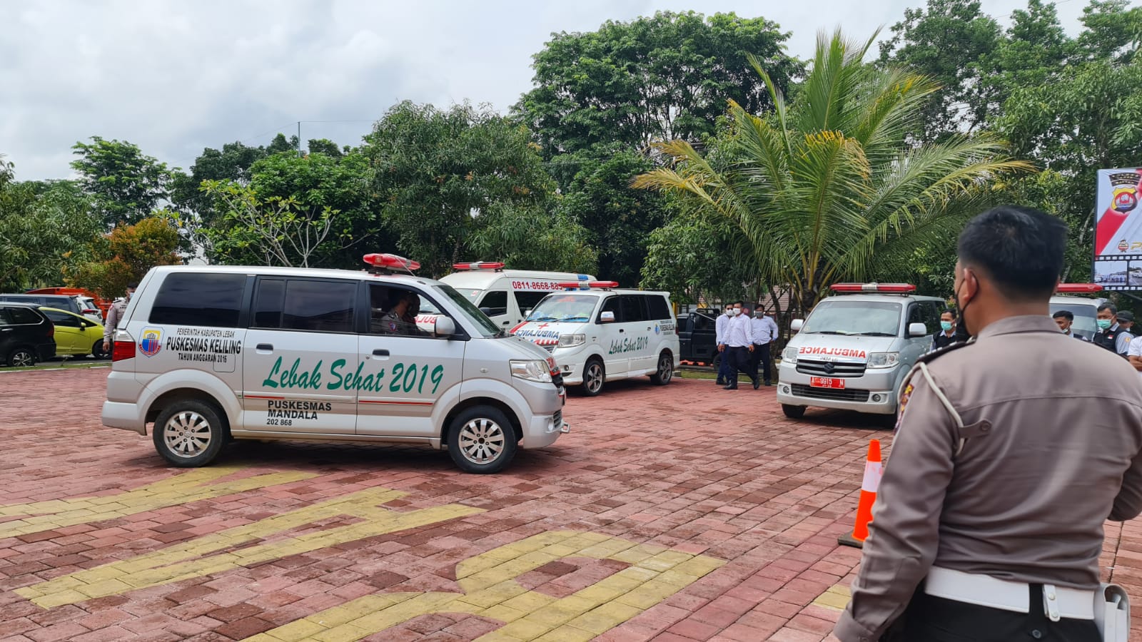 Sat Lantas Polres Lebak Laksanakan Program Unggulan Lancar Ambulanku,