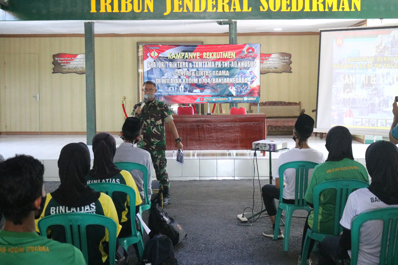 Kodim Banjarnegara Selenggarakan Kampanye Rekrutmen Prajurit Tni Sumbe