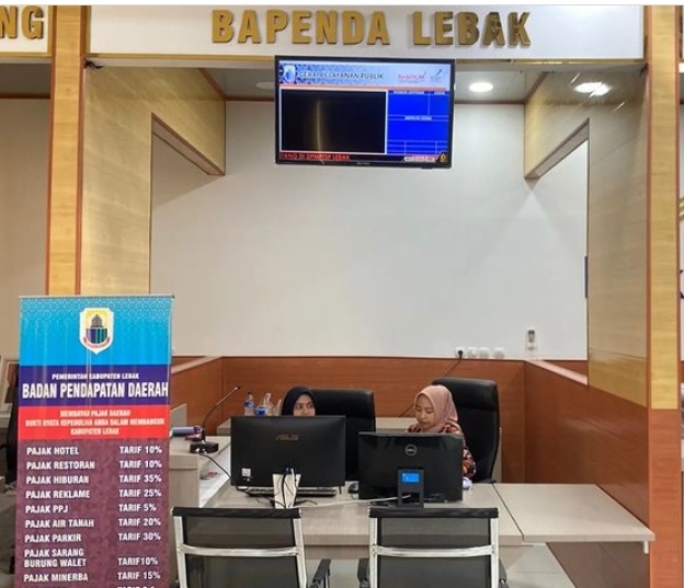 Bapenda Lebak Buka Gerai Di Plaza Lebak Mandala