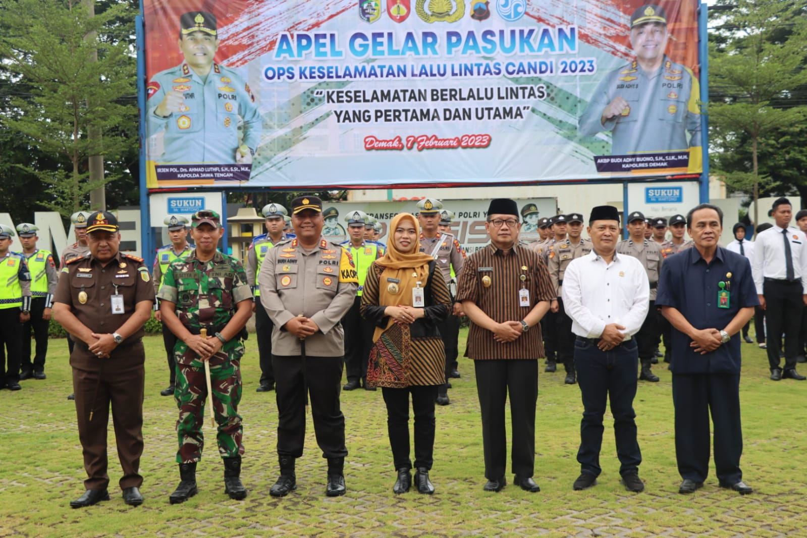 Jelang Romadhon Polres Demak Gelar Oprasi Kesehatan Lalulintas Candi 2