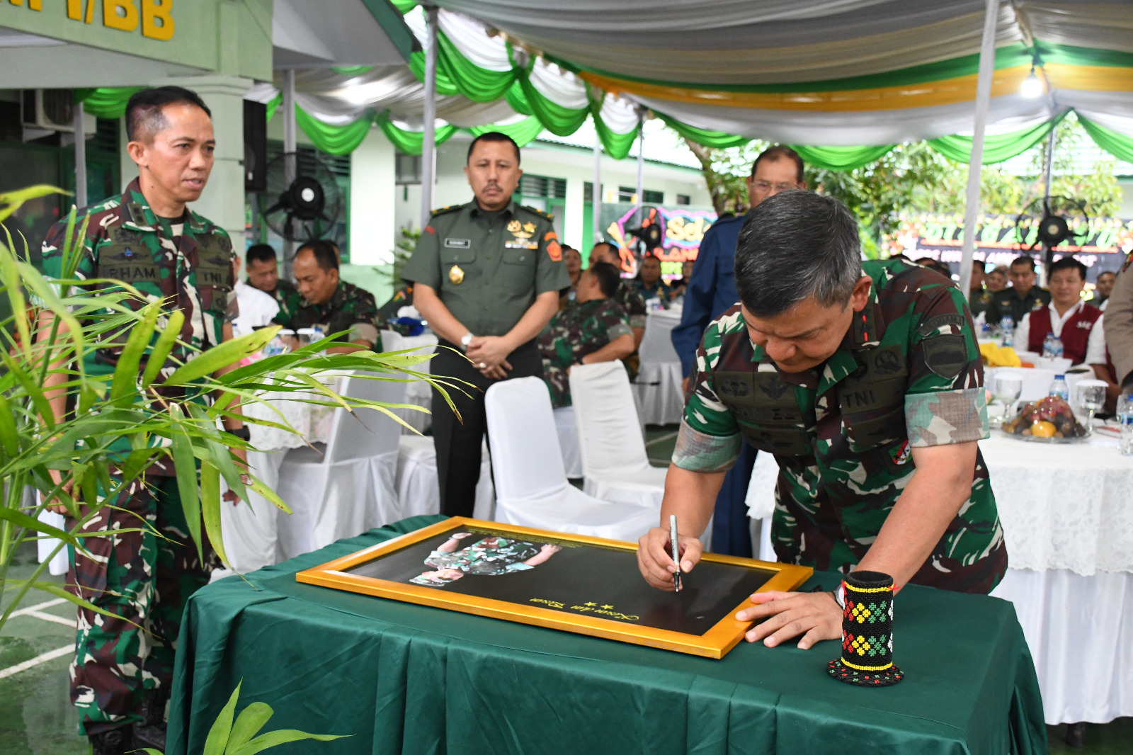 Syukuran Hut Ke 71 Korps Hukum Tni Ad , Pangdam 1 Bb : Hukum Adalah