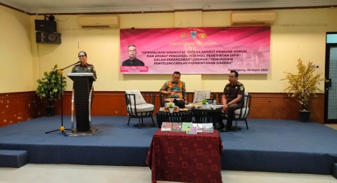 Kejari Pandeglang Gelar Fgd, Optimalkan Sinergitas Aph Dengan Apip Dal