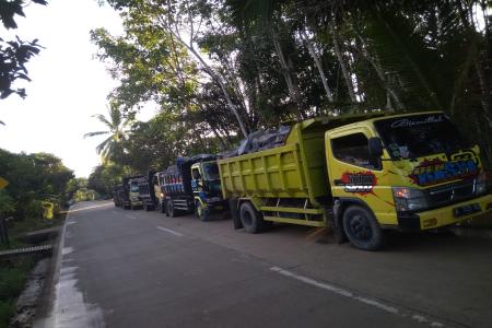 Dua Tambang Batu di Kecamatan Munjul Pasok Kebutuhan Material Batu Pro