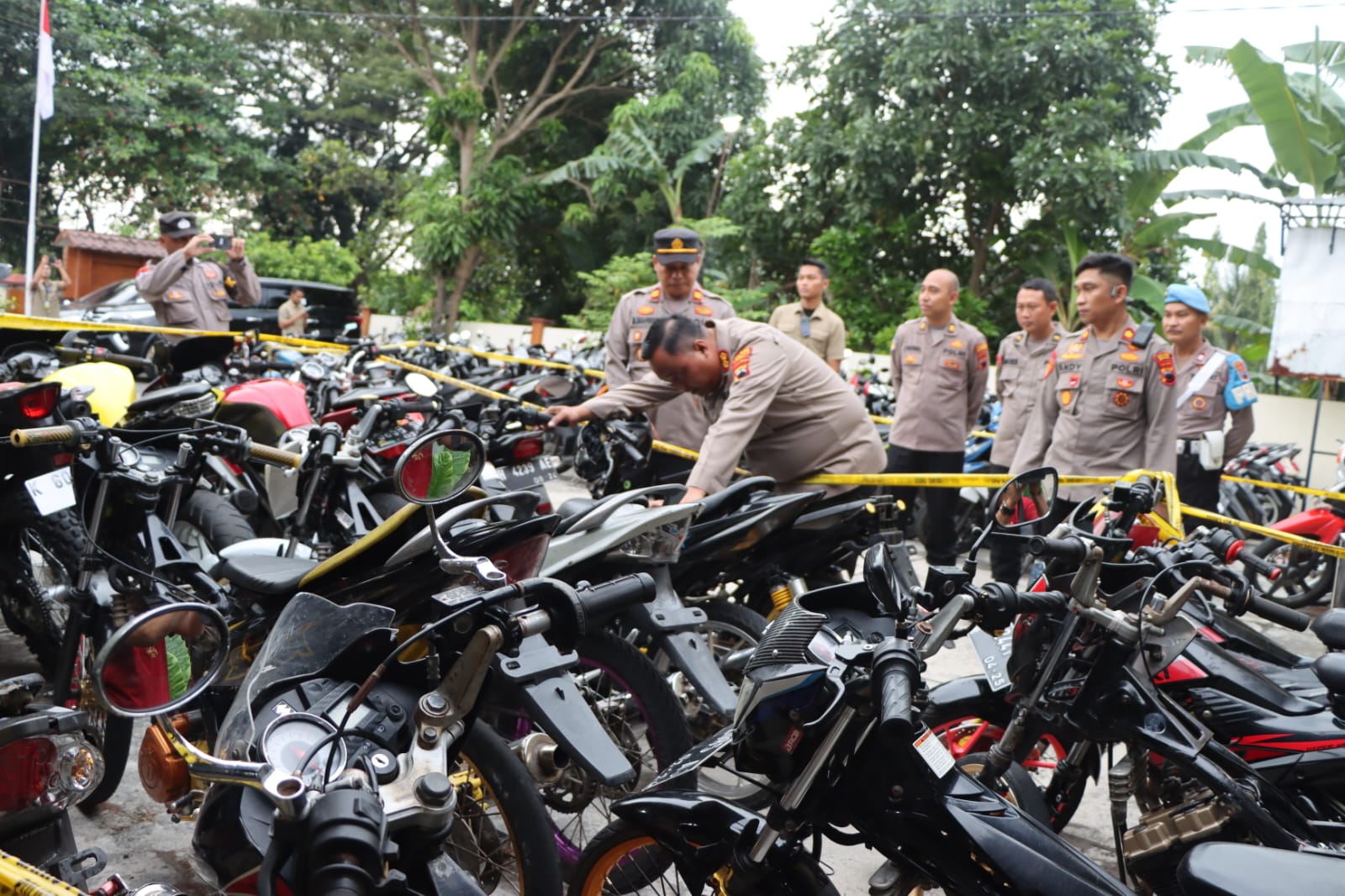 Polres Demak Berhasil Amankan 83 Sepepada Motor Bubarkan Balap Liar