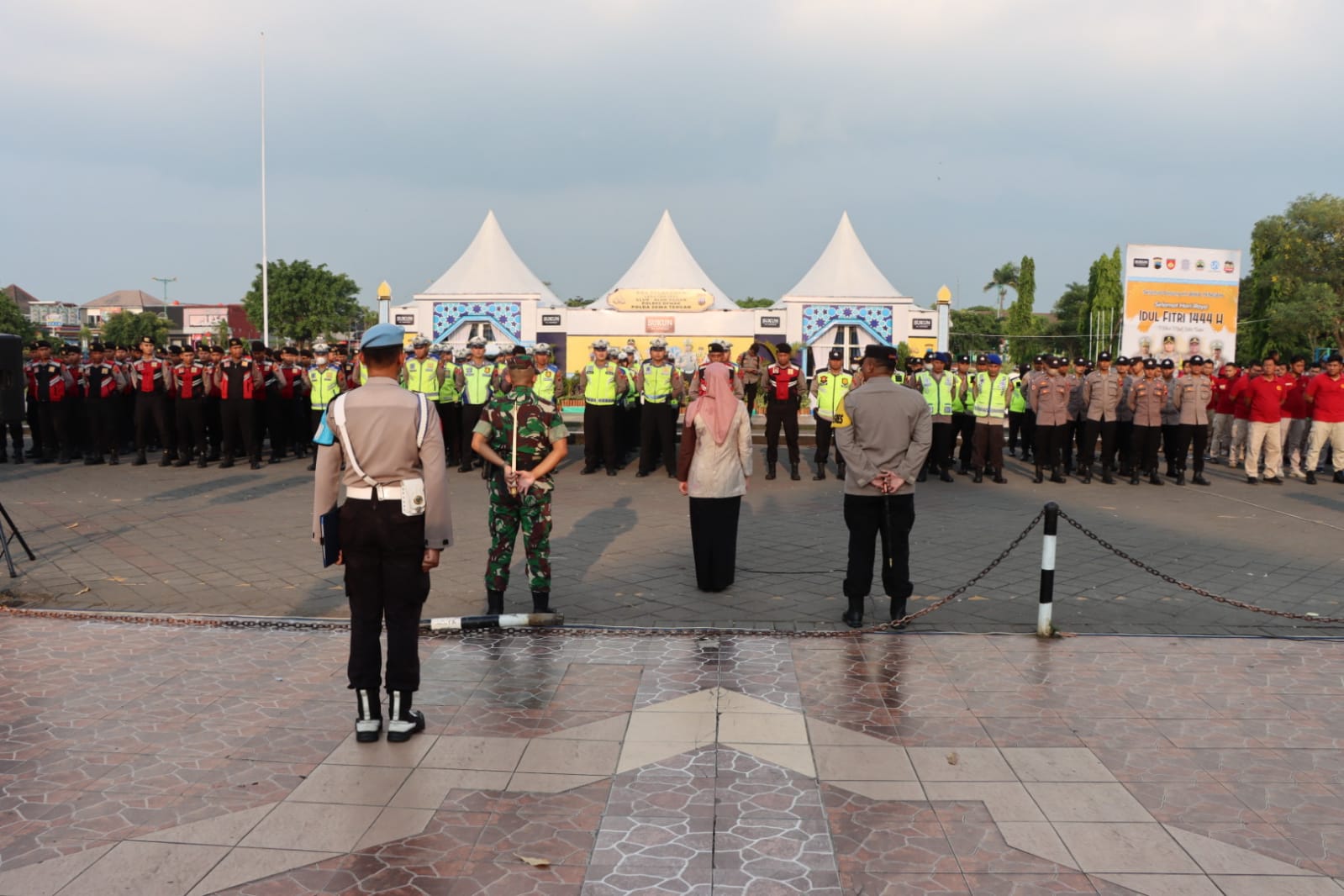 Polres Demak Terjunkan 500 Personil Gabungan Untuk Amankan Malam Takbi