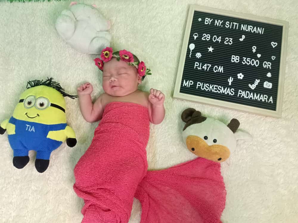 Foto Selfi Beby Dan Pelayanan Puskesmas Padamara