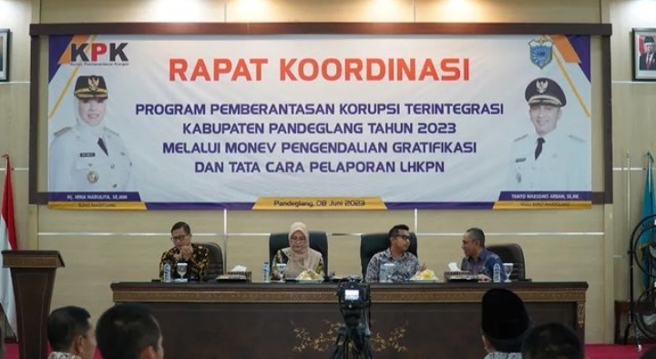 Kpk Ri Rakor Dengan Pemkab Pandeglang, Bahas Pencegahan Gratifikasi Da