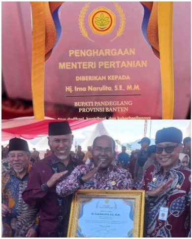Pemkab Pandeglang Berkontribusi Pangan Terbesar Ke 8 Nasional Tahun 20