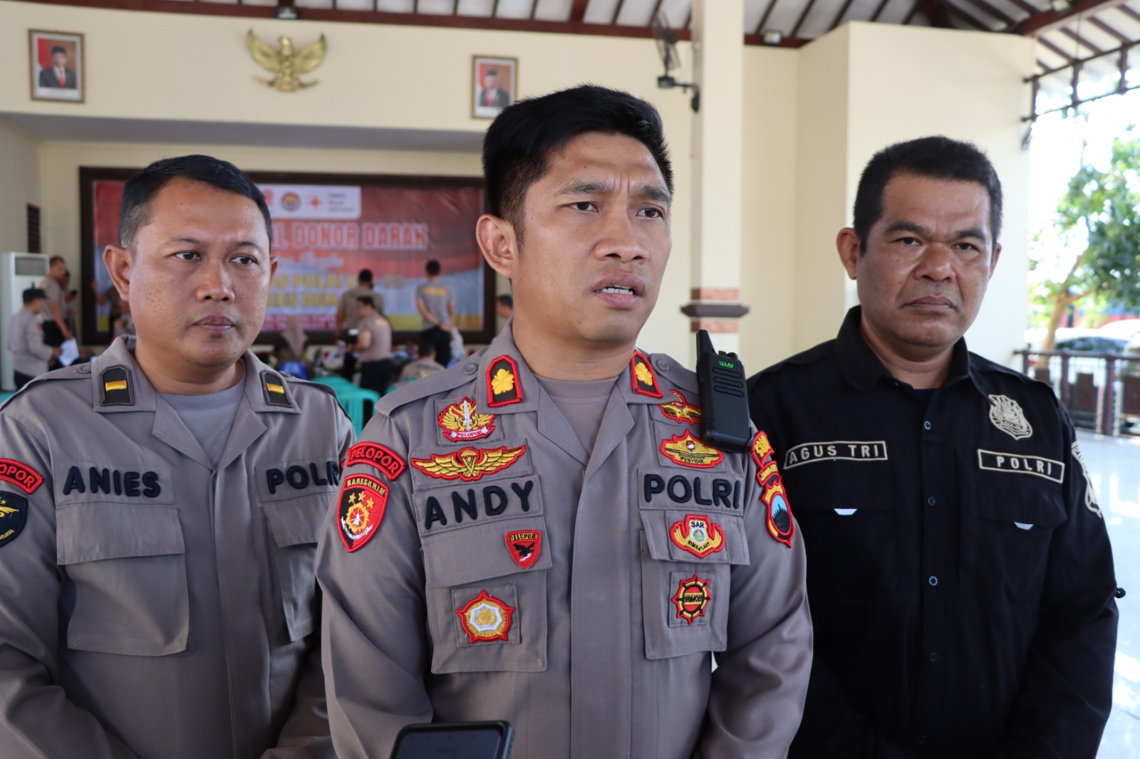 Polres Demak Gelar Donor Darah Sambut Hut Ke 72 Humas Polri
