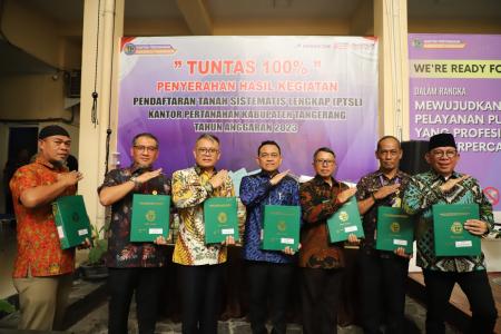 Kakanwil BPN Banten Apresiasi Kantor Pertanahan Kabupaten Tangerang Se