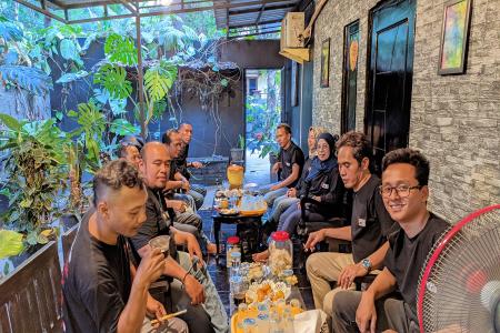 Rapat Kordinasi Redaksi Sorot Nuswantoro Di Kediaman Penasehat