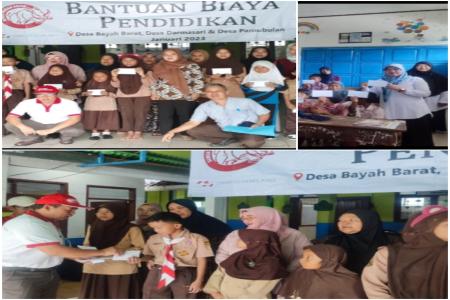 Semen Merah Putih Salurkan CSR Bantuan Biaya Pendidikan untuk Siswa Se