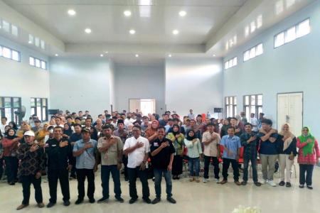 Sebanyak 196 KPPS Desa Cileles Mendapat Bimbingan Teknis Dari PPK Tiga