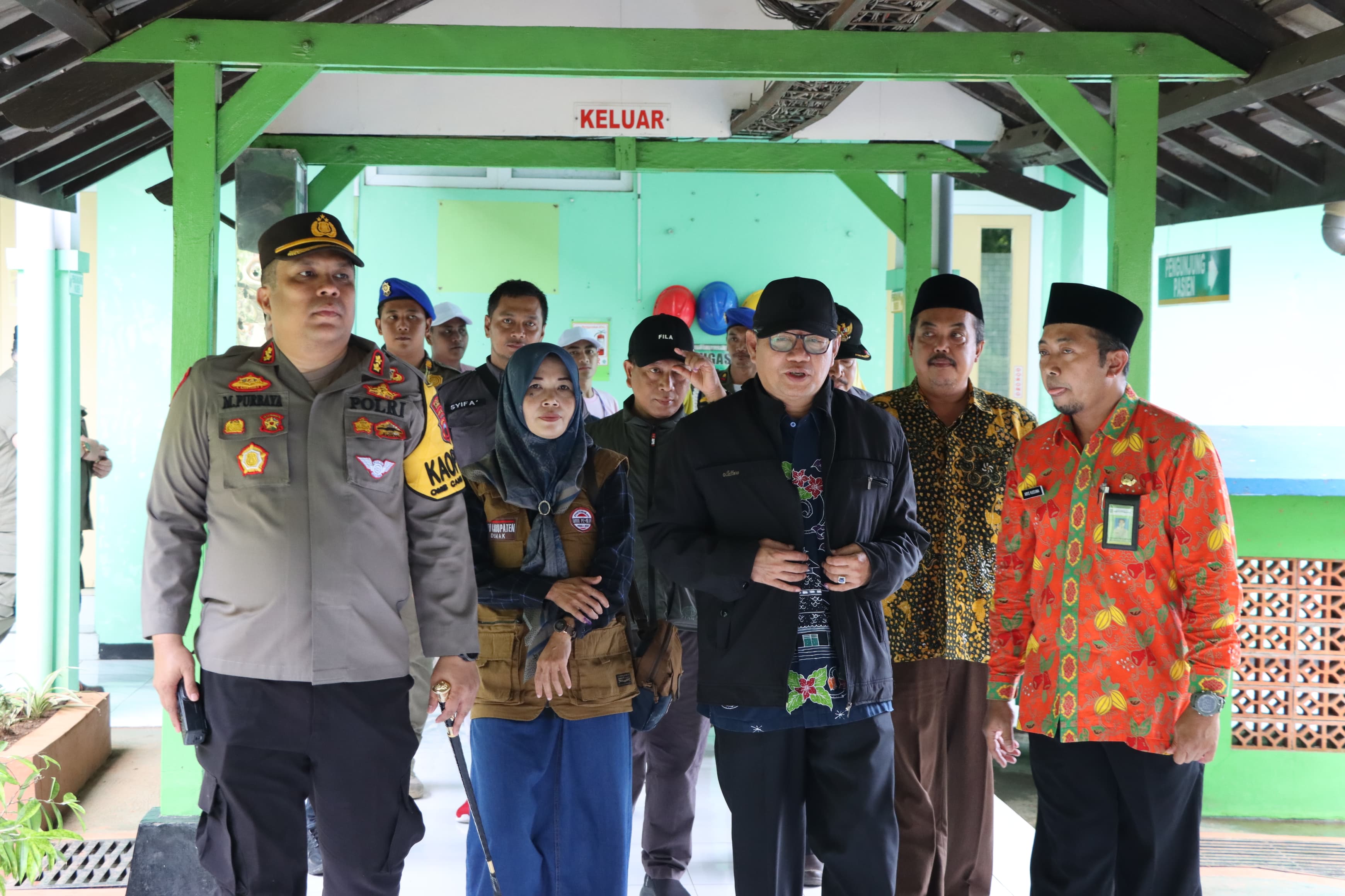 Wabup Dan Kapolres Demak Monitoring Tps Pemilu 2024