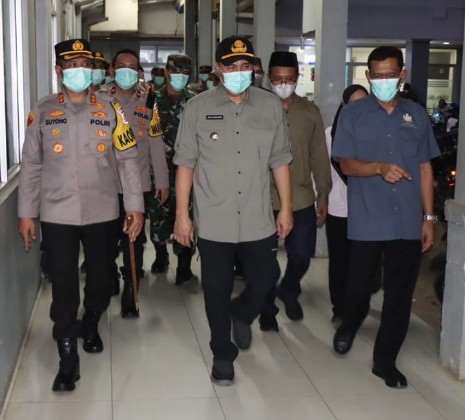 Kapolres Dan Porkopimda Lebak Kunjungi Rumah Saki, Lapas, Dan Pos Terp
