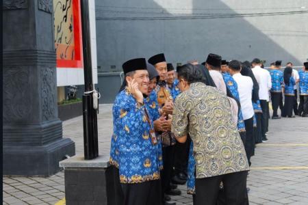Bupati Wonosobo Gelar Halal Bi Halal dengan Pejuang Layanan Masyarakat