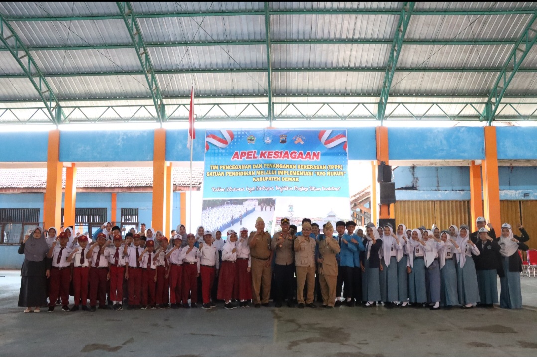Cegah Aksi Buliying Disampaikan Wakapolres Demak